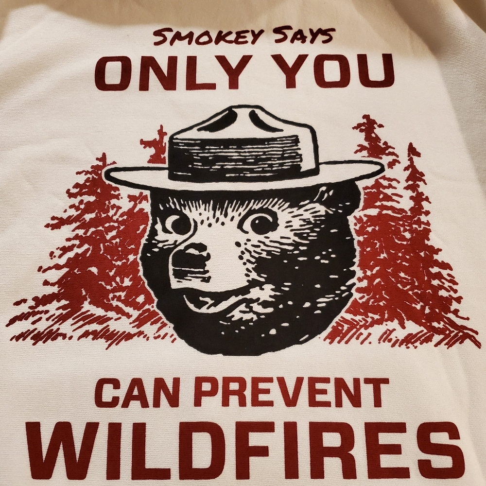 New Smokey Bear hoodie